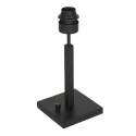 Steinhauer table lamp STANG up, with switch, with shade, with plug E27 IP20, black matt dimmable