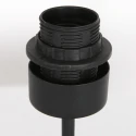 Steinhauer table lamp STANG up, with switch, with shade, with plug E27 IP20, black matt dimmable