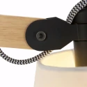 Mexlite Mexlite Wall luminaire DION, 1 flame, beech
