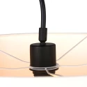 Steinhauer wall luminaire ELEGANT CLASSY with switch, with shade, with strain relief, with plug, adjustable E27 IP20, black matt 