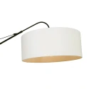 Steinhauer wall luminaire ELEGANT CLASSY with switch, with shade, with strain relief, with plug, adjustable E27 IP20, black matt 