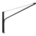 wall luminaire ELEGANT CLASSY with switch, with shade, with strain relief, with plug, adjustable E27 IP20