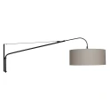 wall luminaire ELEGANT CLASSY with switch, with shade, with strain relief, with plug, adjustable E27 IP20