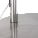 Steinhauer Lampadaire SPARKLED LIGHT semi-circulaire, avec interrupteur, avec abat-jour, avec prise de courant, réglable E27 IP20