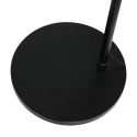 Steinhauer floor lamp SPARKLED LIGHT half round, with switch, with shade, with plug, adjustable E27 IP20, black matt 