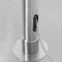 Steinhauer floor lamp SPARKLED LIGHT cylindrical, with switch, with shade, with plug, adjustable E27 IP20, steel brushed dimmable
