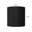 Mexlite shade K1562 round, white