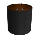 Abat-jour K1563 rond, or, noir