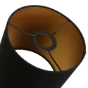 Mexlite shade K1563 round, gold, black