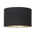 anne light & home Abat-jour KAPPEN - Ø 30CM cylindrique, noir 