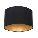 anne light & home Abat-jour KAPPEN - Ø 30CM cylindrique, noir 