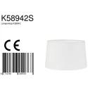 Mexlite Abat-jour KAPPEN - Ø 30CM conique, blanche
