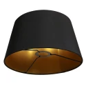 Abat-jour K5894 rond, noir