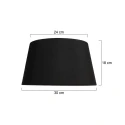 Mexlite shade K5894 round, black