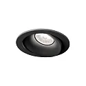 LED Recessed spot RONY 1.0, IP20, 300/500mA, 7/10W 2700K, CRi >90, black
