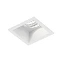 recessed spotlight PLANO 1.0 - LED 1 flame, cardanic swivelling, with wire springs IP20, mat, traffic white dimmable