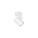 Applique et plafonnier SQUBE ON BASE à 1 flamme, pivotant GU10 IP20, blanche gradable