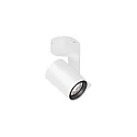 Applique et plafonnier SQUBE ON BASE 2.0 pivotant IP20, blanche gradable