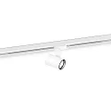 Projecteur triphasé SQUBE ON TRACK 3.0 avec adaptateur IP20, blanche gradable