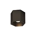 Downlight HEXO 1.0 - PAR16 à 1 flamme, angulaire, sans réflecteur GU10 IP20, bronze gradable