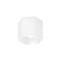Downlight HEXO 1.0 - PAR16 à 1 flamme, angulaire, sans réflecteur GU10 IP20, mat, blanc trafic gradable