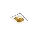 Downlight PIRRO 1.0 à 1 flamme IP20, or, blanche gradable