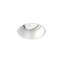 Plafonnier encastré DEEP ADJUST PETIT 1.0 TRIMLESS affleurant, pivotant à la cardan IP20, mat, blanc trafic gradable