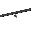 Halogène sur rail CENO 1.0 ON STREX 48V TRACK - ON/OFF pour VDU, commutable, pivotant à la cardan IP20, mat, noir profond 