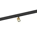 Halogène sur rail CENO 1.0 ON STREX 48V TRACK - ON/OFF pour VDU, commutable, pivotant à la cardan IP20, mat, noir profond 