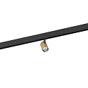 Projecteur sur rail CENO ON STREX 1.0 avec adaptateur IP20, champagne, noir mat gradable