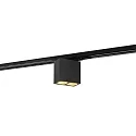 1-Projecteur monophasé PIRRO SPOT ON TRACK 2.0 à 2 flammes, adaptateur monophasé inclus IP20, or, noir mat gradable