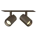 Downlight CENO 2.0 à 2 flammes, pivotant, rotatif IP20, bronze gradable