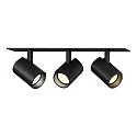Downlight CENO 3.0 3 flammes, pivotant, rotatif IP20, noir gradable