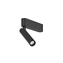 spot MATCH CEILING SURF 1.0 IP20, black matt dimmable