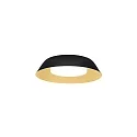 Applique et plafonnier TOWNA 1.0 petit IP44, or, noir gradable