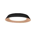 Applique et plafonnier TOWNA 2.0 médium IP44, cuivre, noir gradable