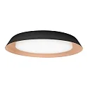 Applique et plafonnier TOWNA 2.0 grand IP44, cuivre, noir gradable