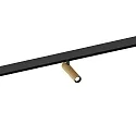 Projecteur sur rail MATCH ON STREX 1.0 avec adaptateur IP20, champagne, noir mat gradable