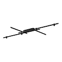Luminaire de plafond TRACE GRID 2.0 haut bas, direct / indirect IP20, mat, noir profond gradable