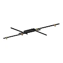Luminaire de plafond TRACE GRID 2.0 haut bas, direct / indirect IP20, champagne, mat, noir profond gradable