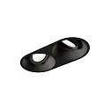 LED Recessed spot DEEP 2.0, IP20, 2 flames, 350/500mA, 2x 7/10W  2700K, CRi >90, black
