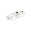 LED Recessed spot DEEP 2.0, IP20, 2 flames, 350/500mA, 2x 7/10W  2700K, CRi >90, white