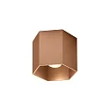 Luminaire de plafond HEXO CEILING SURF 1.0 à 1 flamme, Dim-To-Warm IP20, cuivre gradable