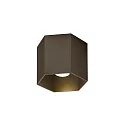 ceiling luminaire HEXO CEILING SURF 1.0 1 flame, Dim-To-Warm IP20, bronze dimmable