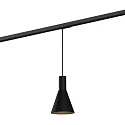 Luminaire à suspension monophasé ODREY ON TRACK 1.4 adaptateur monophasé inclus GU10 IP20, noir mat