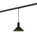 Luminaire à suspension monophasé ODREY ON TRACK 1.6 adaptateur monophasé inclus GU10 IP20, noir mat