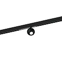 Projecteur sur rail LECA ON STREX 1.0 avec adaptateur IP20, noir mat gradable