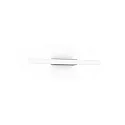 Luminaire mural LARRA OPAL 1.0 S14d IP20, aluminium brossé gradable
