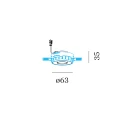 Wever & Ducré Projecteur encastré QITO TRIMLESS 1.0 courant constant, réglable, affleurant