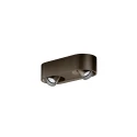 Projecteur de surface QITO 2.0 à 2 flammes, à cardan IP20, bronze brossé gradable